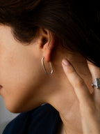 Raw U Earrings