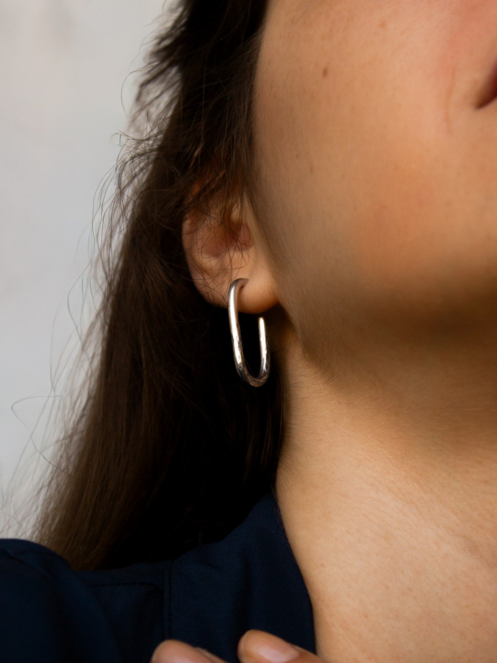 Raw U Earrings