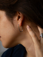 Raw U Earrings image 1