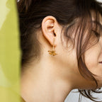 Gold Plumbago Earring image 0